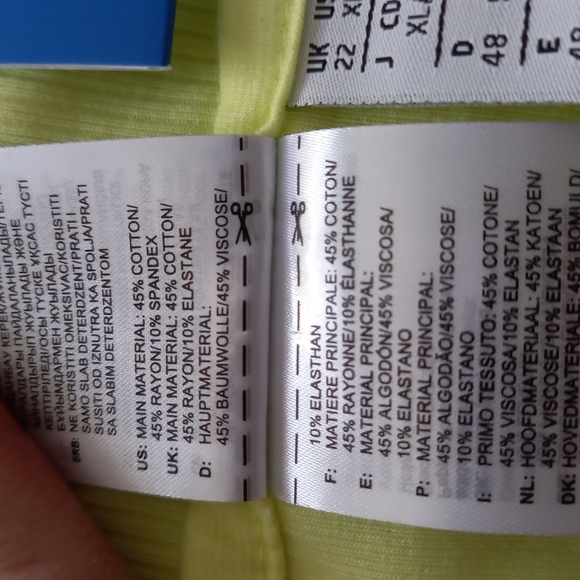 Adidas Yellow crop tank top - Picture 5 of 5